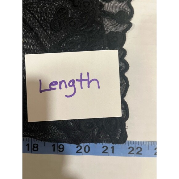 Forever 21 Women’s Black  Tee Shirt Sheer Lace Whimsigoth Witchy Goth Sz Small - Picture 9 of 11